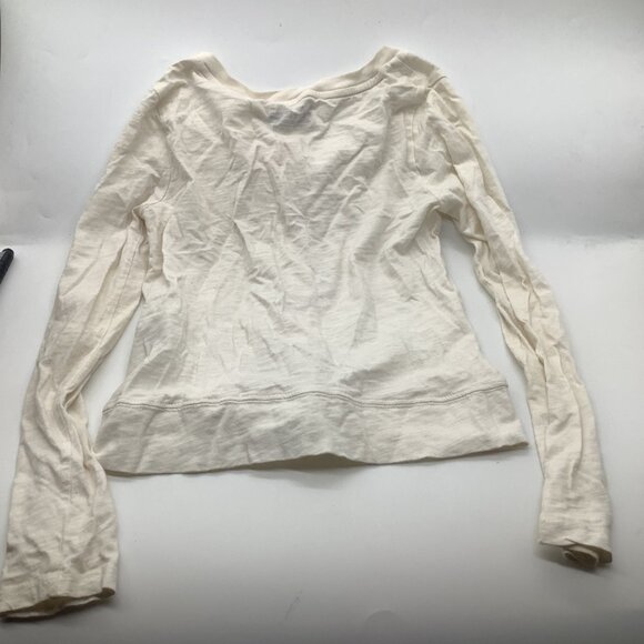 Basic Editions Girls White Shirt With Embellished Flowers Size M 7/8 - Picture 2 of 9